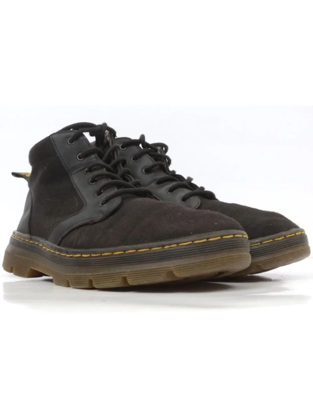 Dr. Martens Bonny Boots Men's 10 Women's 11 Black AirWair Nylon Leather Combat